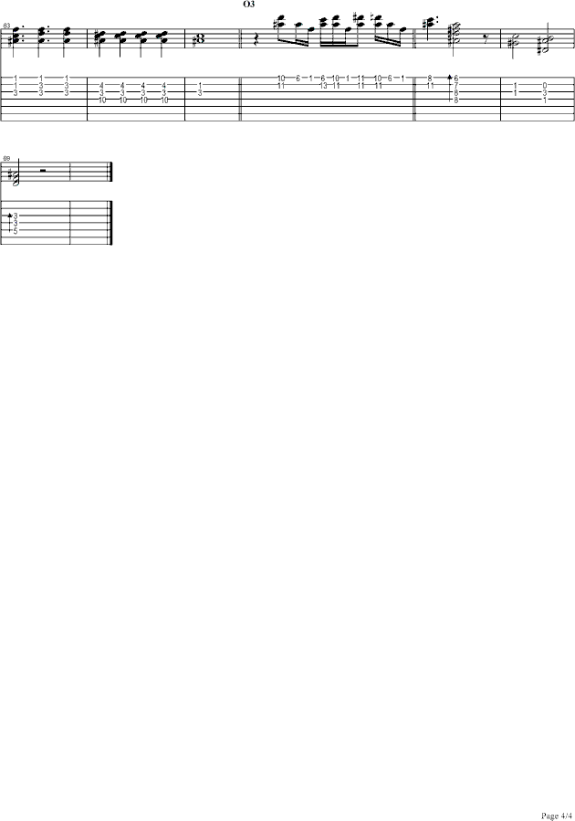 不完整的旋律钢琴曲谱（图4）