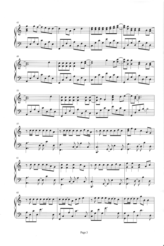 wedding dress钢琴曲谱（图3）