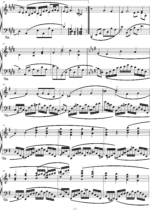 画心钢琴曲谱（图3）