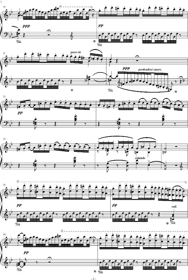 匈牙利狂想曲第3号钢琴曲谱（图2）