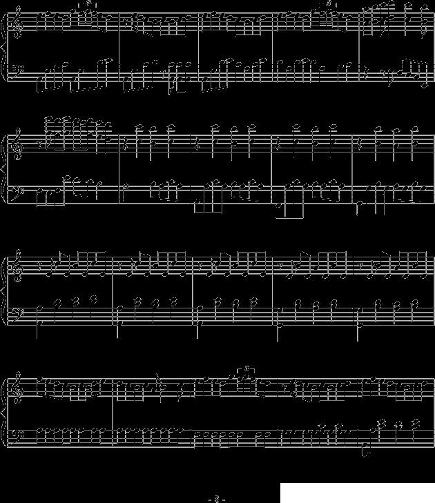 亡灵钢琴钢琴曲谱（图8）
