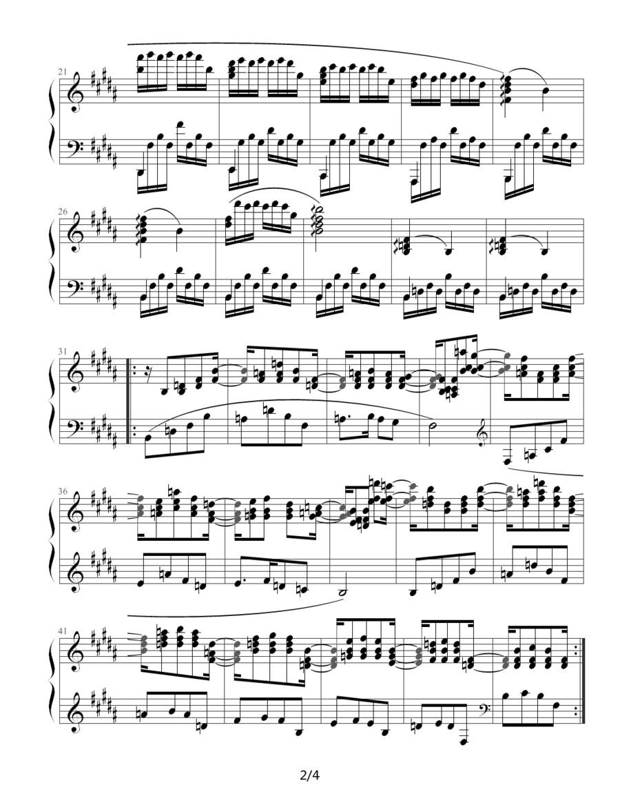 水草舞（舞剧《鱼美人》选曲）钢琴曲谱（图6）