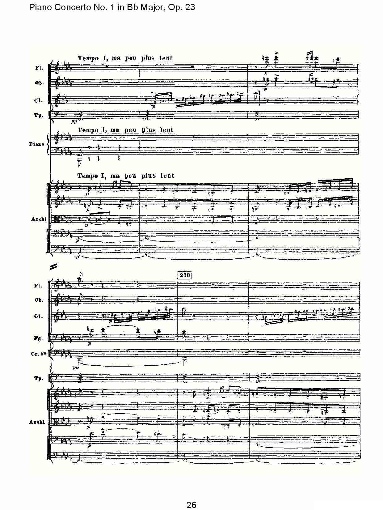 Bb大调第一钢琴协奏曲,Op.23第三乐章（一）钢琴曲谱（图26）