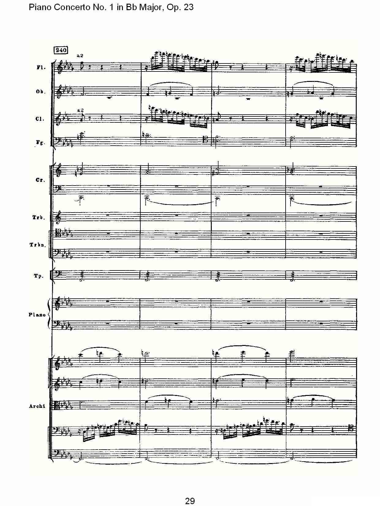 Bb大调第一钢琴协奏曲,Op.23第三乐章（一）钢琴曲谱（图29）