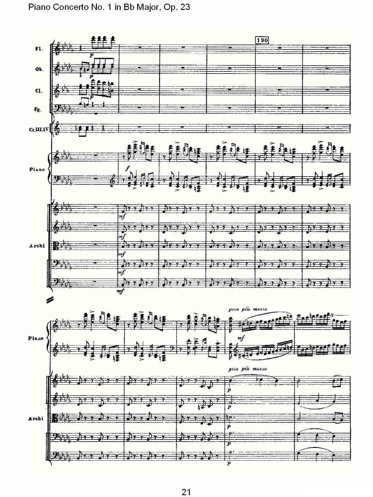 Bb大调第一钢琴协奏曲,Op.23第三乐章（一）钢琴曲谱（图21）