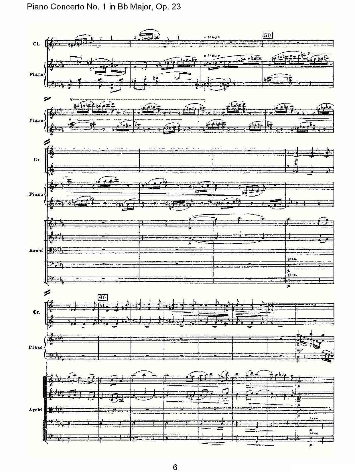 Bb大调第一钢琴协奏曲,Op.23第三乐章（一）钢琴曲谱（图6）