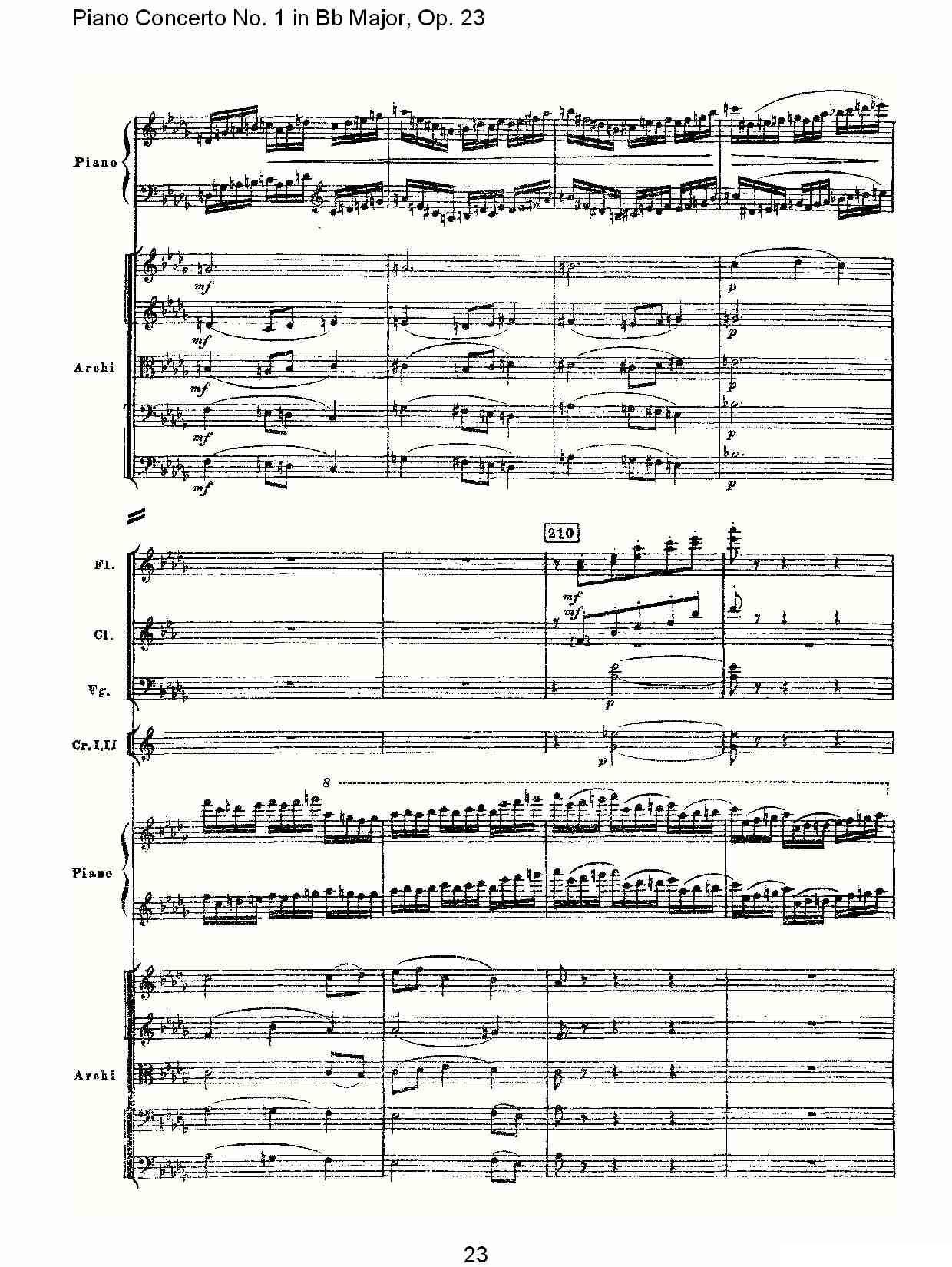 Bb大调第一钢琴协奏曲,Op.23第三乐章（一）钢琴曲谱（图23）