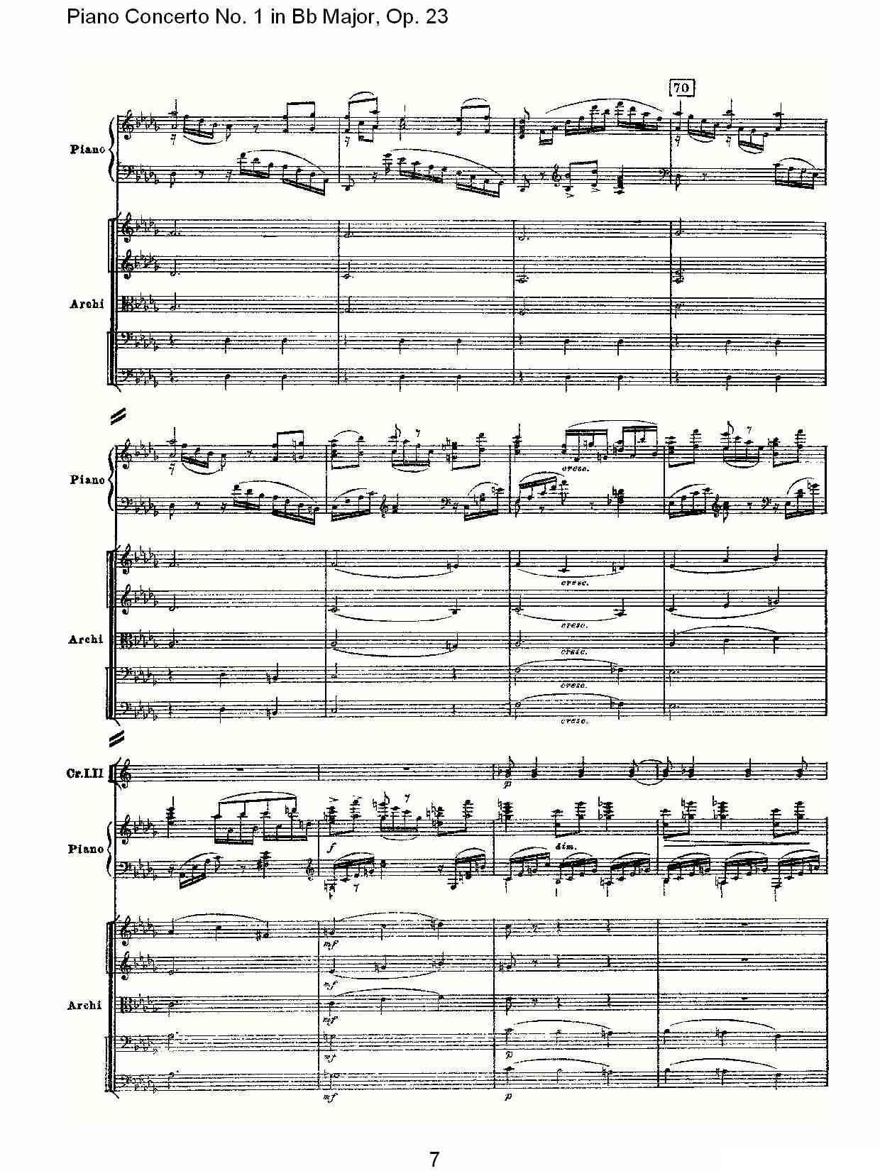 Bb大调第一钢琴协奏曲,Op.23第三乐章（一）钢琴曲谱（图7）
