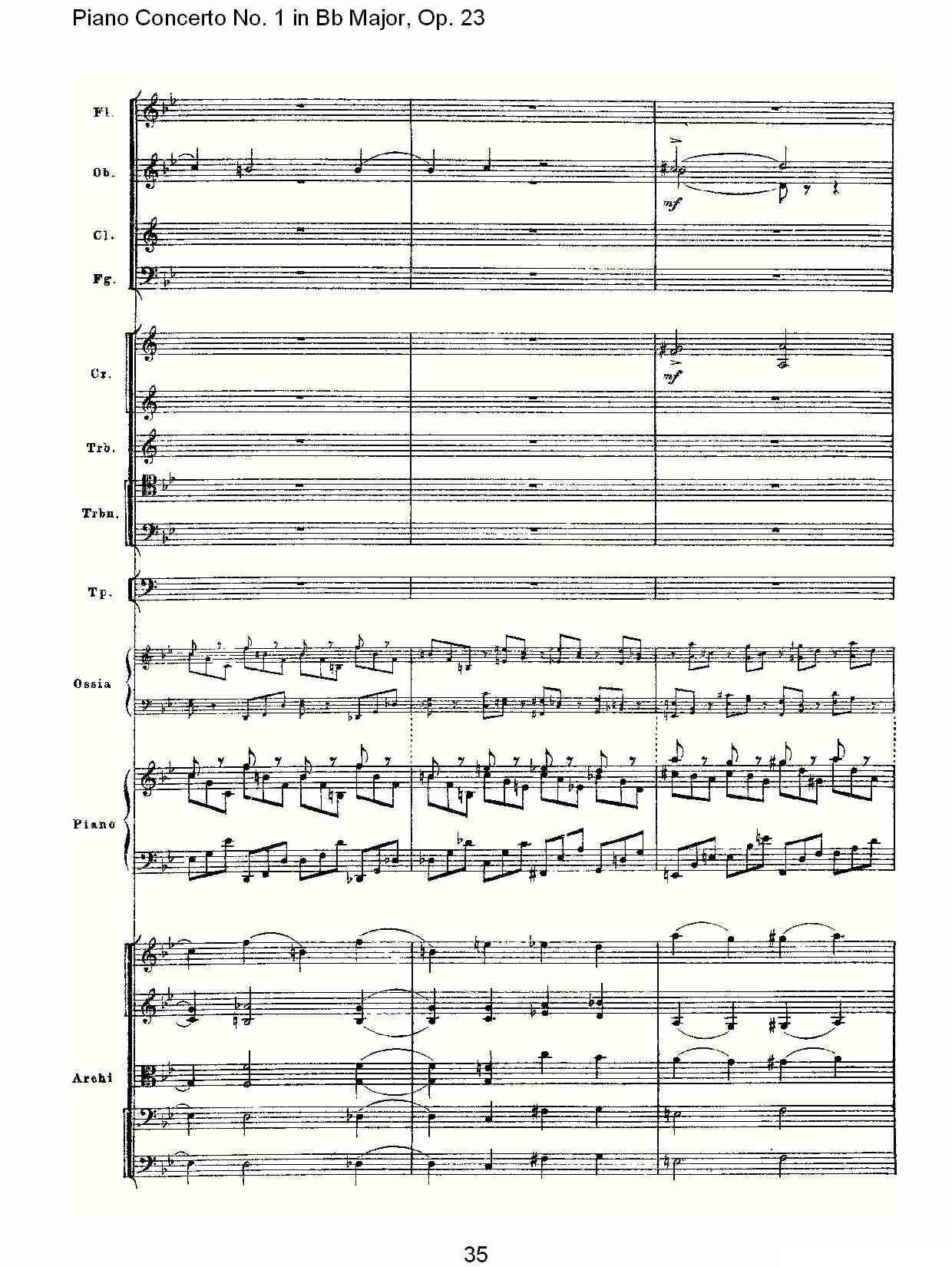 Bb大调第一钢琴协奏曲,Op.23第一乐章第二部（二）钢琴曲谱（图5）