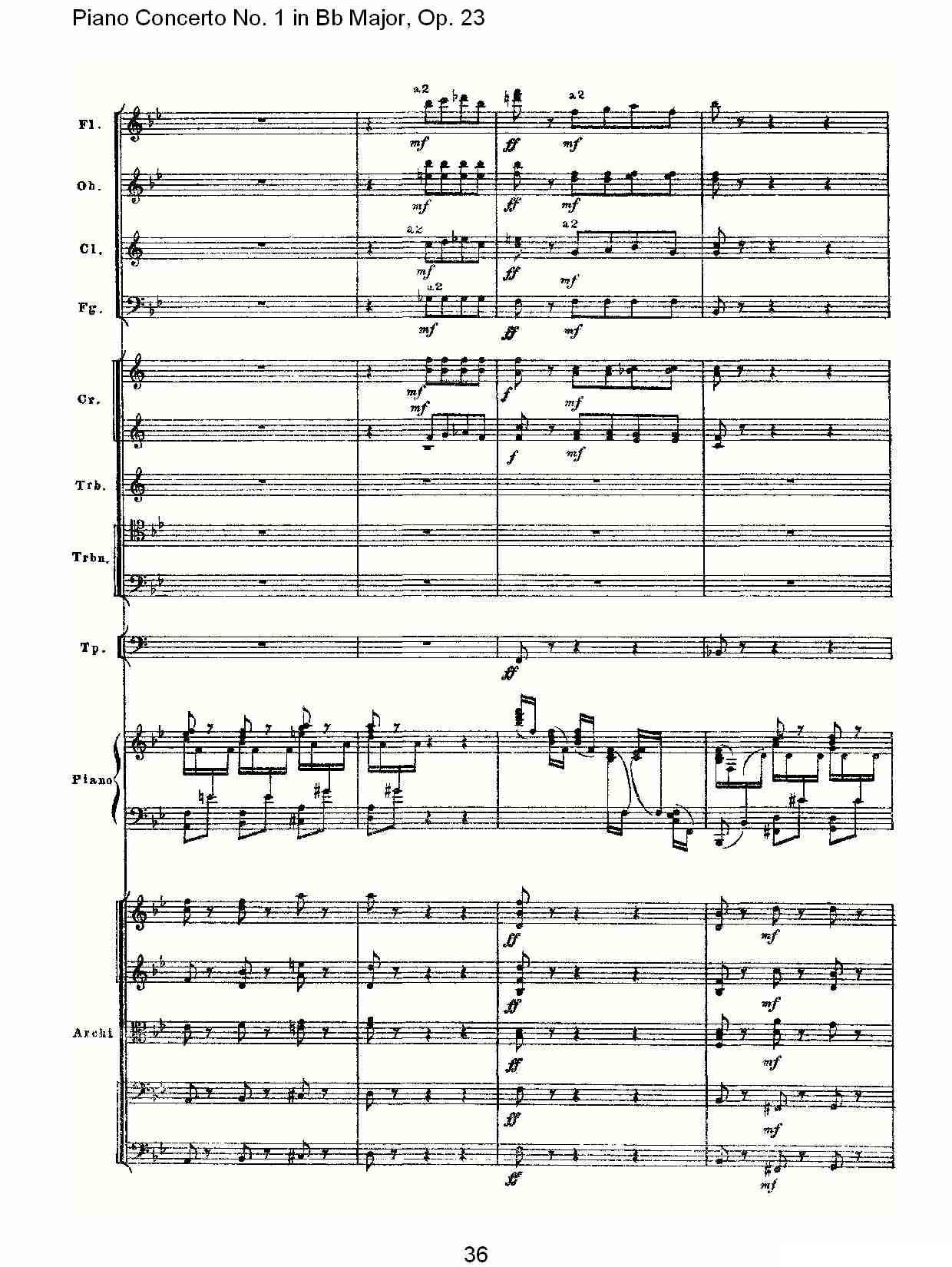 Bb大调第一钢琴协奏曲,Op.23第三乐章（二）钢琴曲谱（图6）