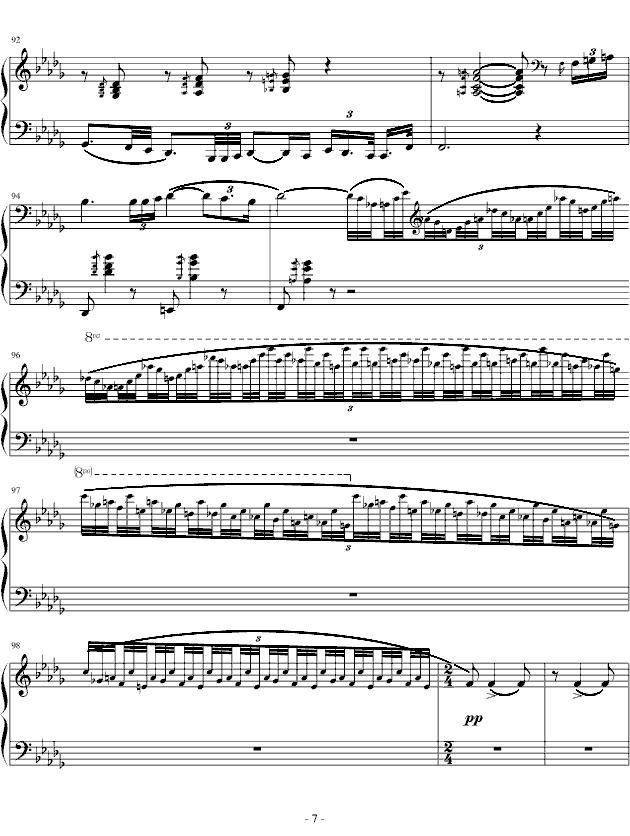 匈牙利狂想曲第6号钢琴曲谱（图7）