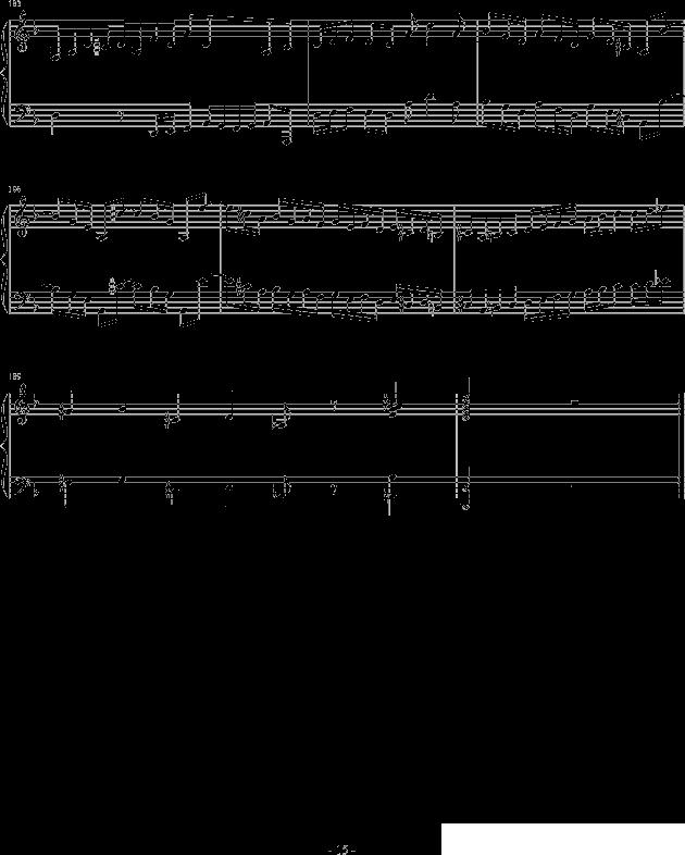 Concerto（巴赫第一键盘乐协奏）钢琴曲谱（图15）