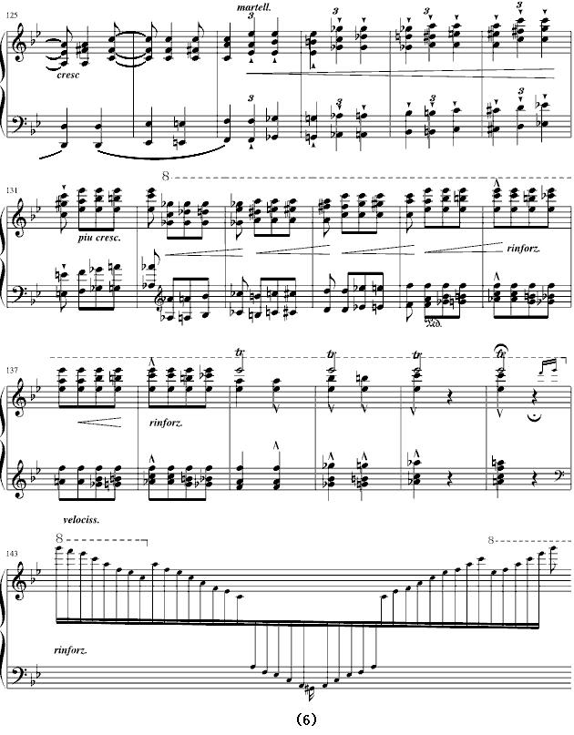香槟之歌（李斯特《唐璜的回忆》选段）钢琴曲谱（图6）