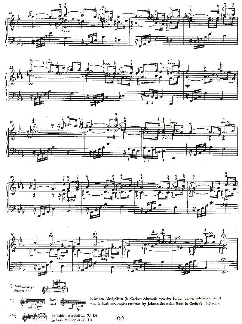 Sinfonia 5 BWV-791钢琴曲谱（图2）