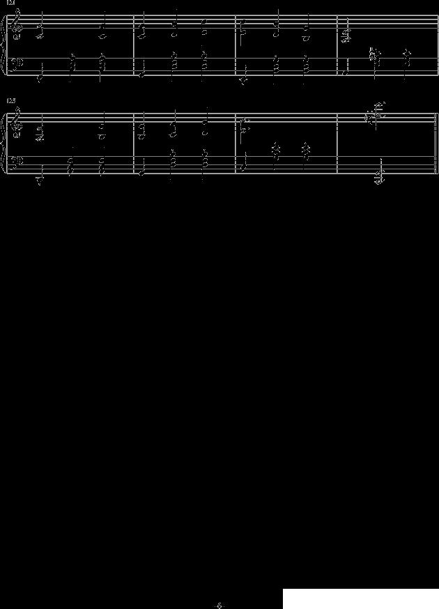 舞会上的小熊钢琴曲谱（图6）