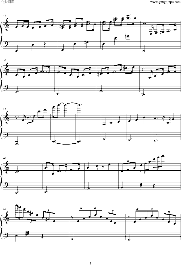 我的快乐钢琴曲谱（图3）