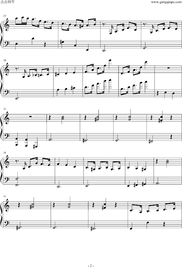我的快乐钢琴曲谱（图2）