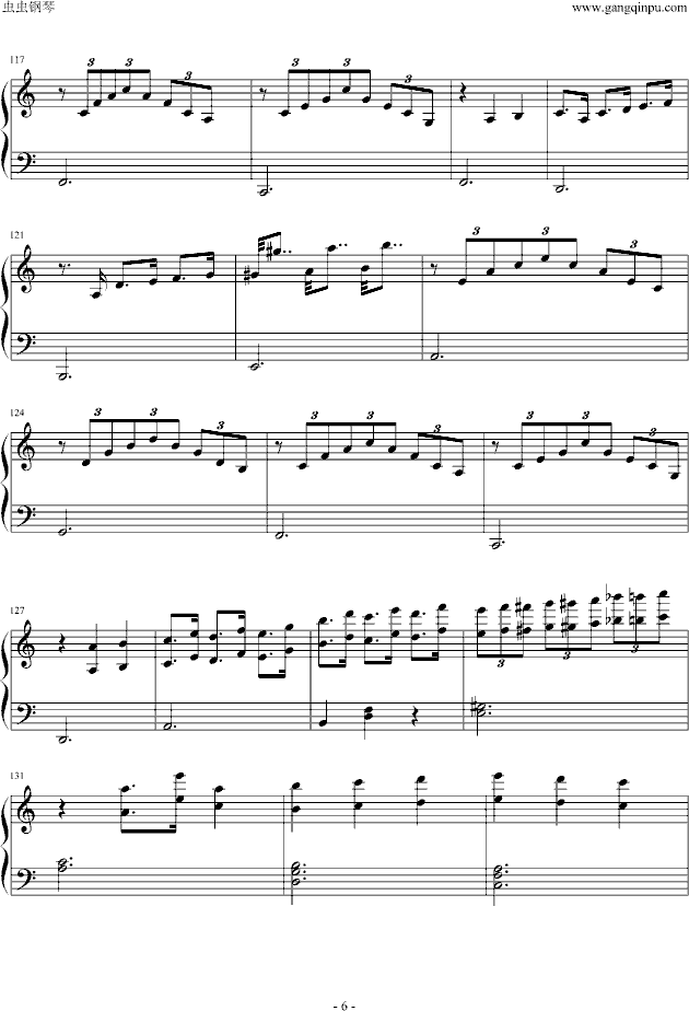 我的快乐钢琴曲谱（图6）