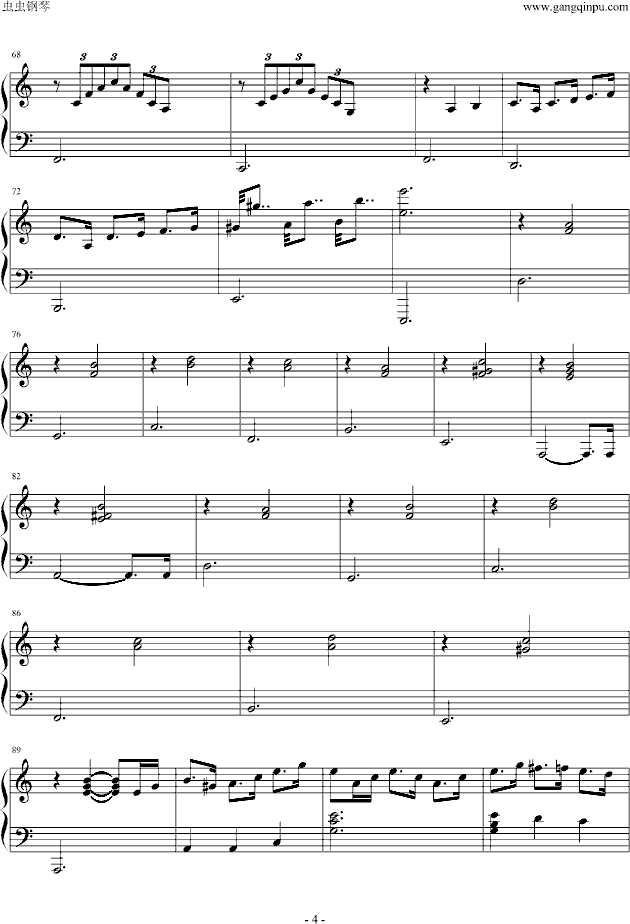 我的快乐钢琴曲谱（图4）