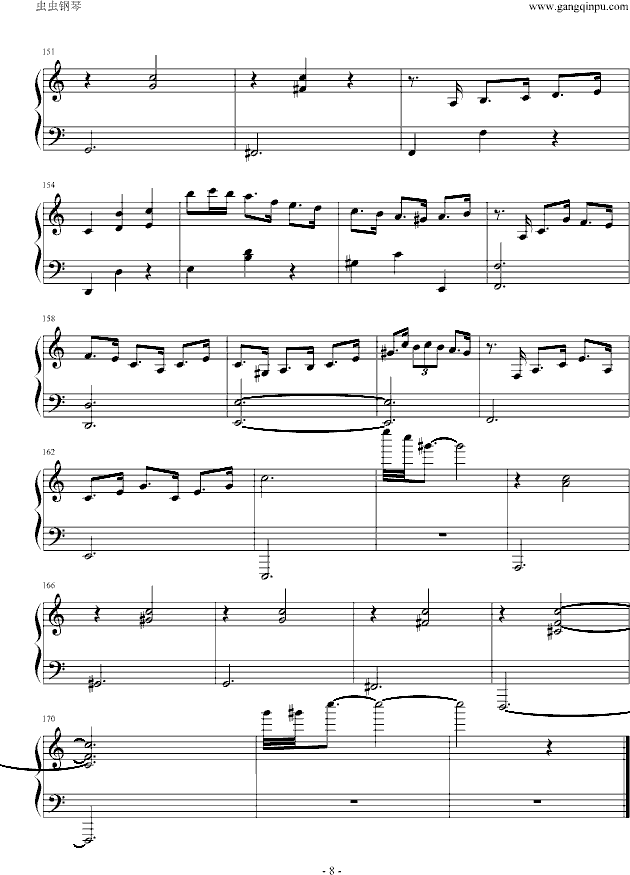 我的快乐钢琴曲谱（图8）