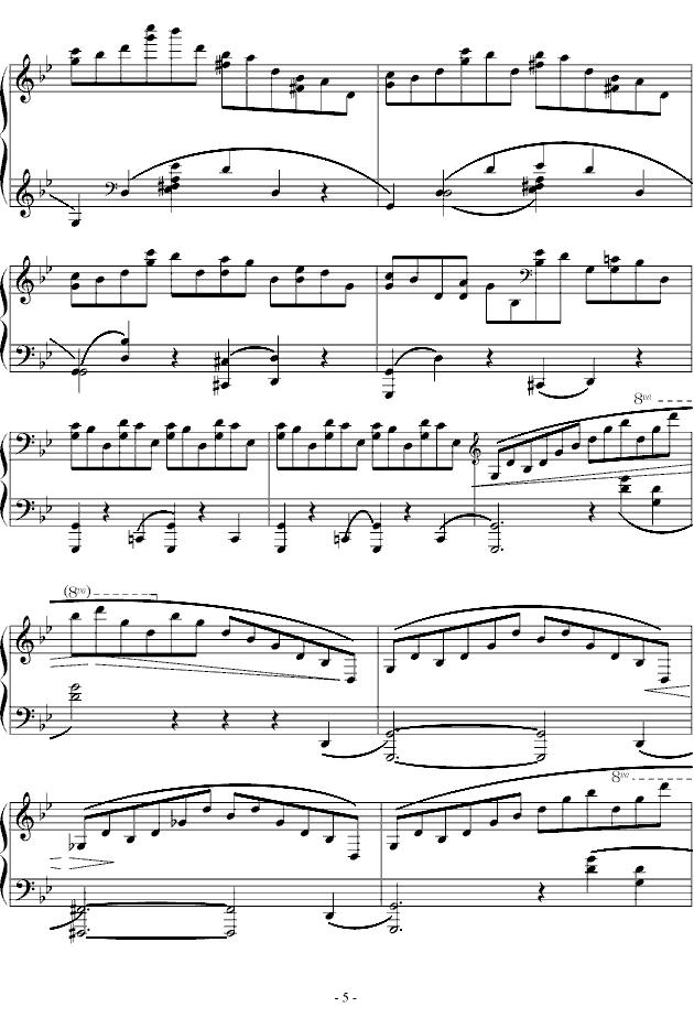 G minor Ballade（G小调叙事曲 [版本一]）钢琴曲谱（图5）