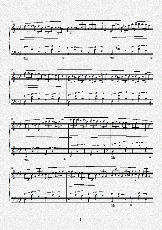 肖邦Op.25 No.2钢琴曲谱（图3）