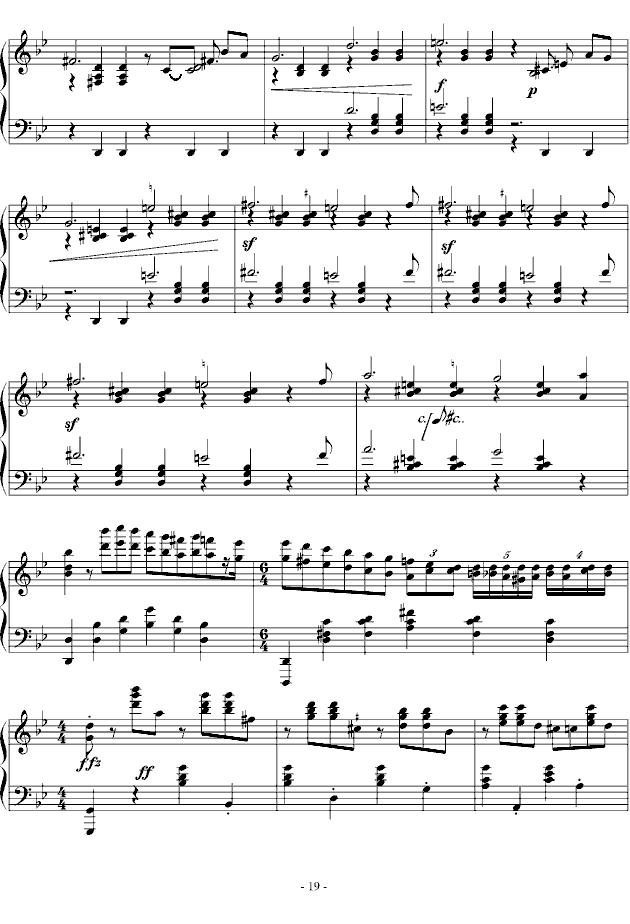 G minor Ballade（G小调叙事曲 [版本一]）钢琴曲谱（图19）