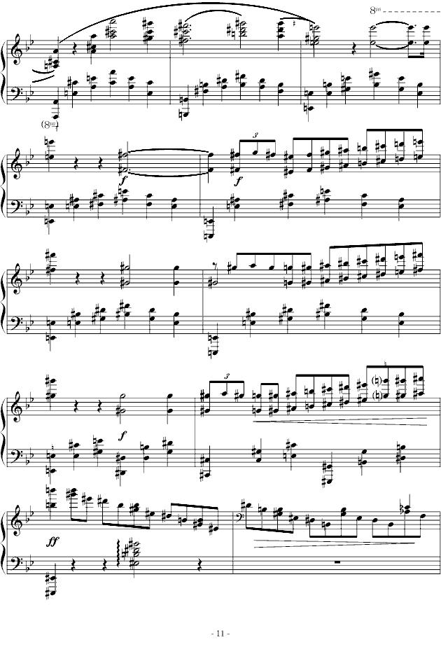 G minor Ballade（G小调叙事曲 [版本一]）钢琴曲谱（图11）