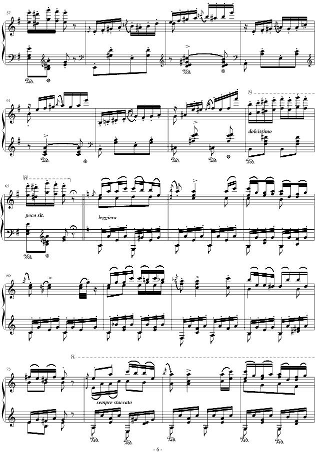 匈牙利狂想曲第10号钢琴曲谱（图6）