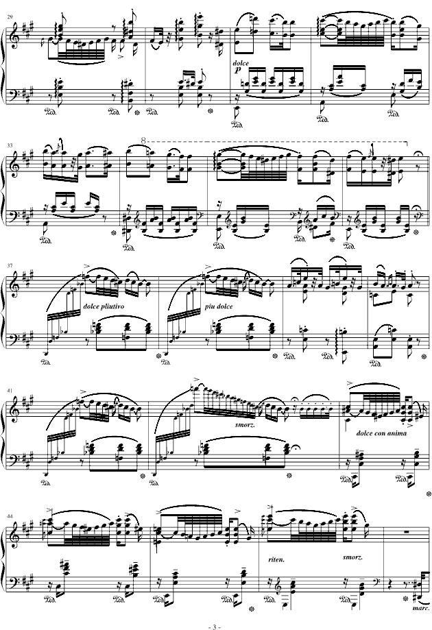 匈牙利狂想曲第13号钢琴曲谱（图3）