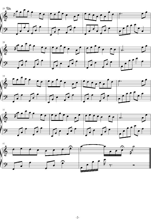 夜的钢琴曲八钢琴曲谱（图2）