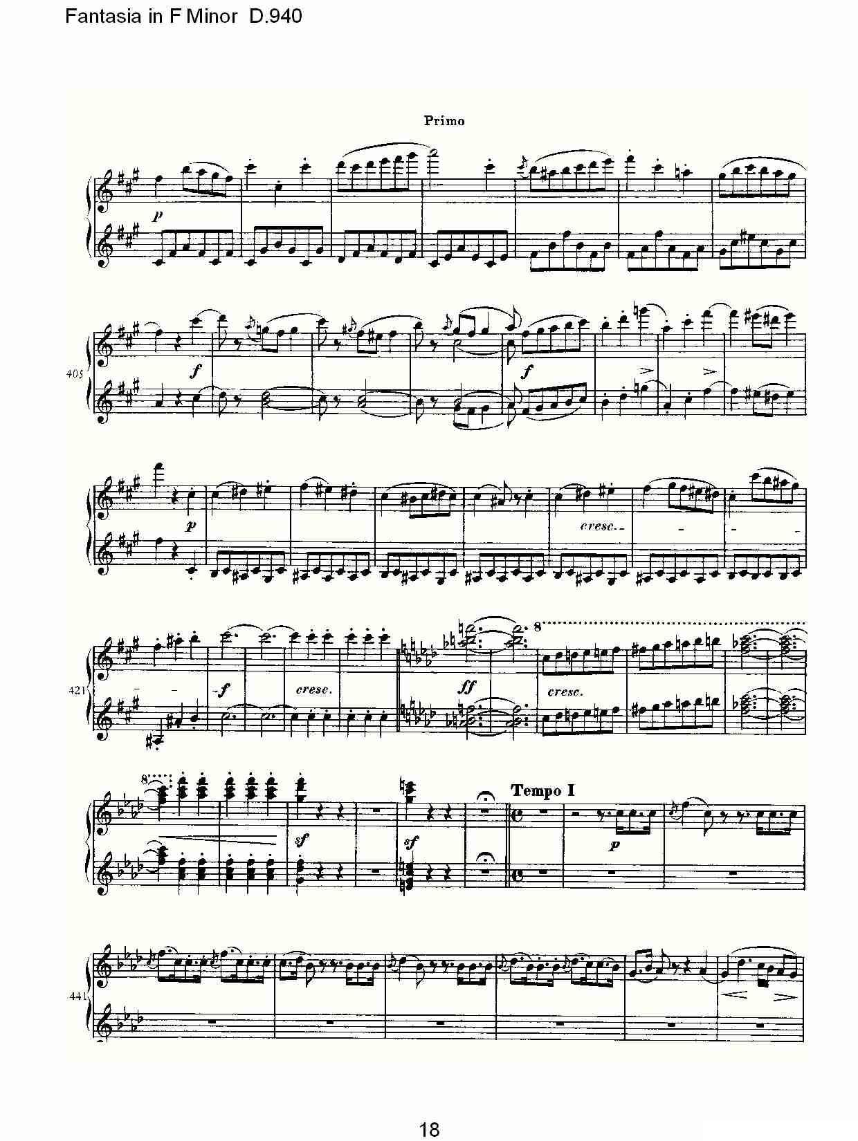 Fantasia in F Minor D.940（F小调幻想曲D.940）钢琴曲谱（图18）