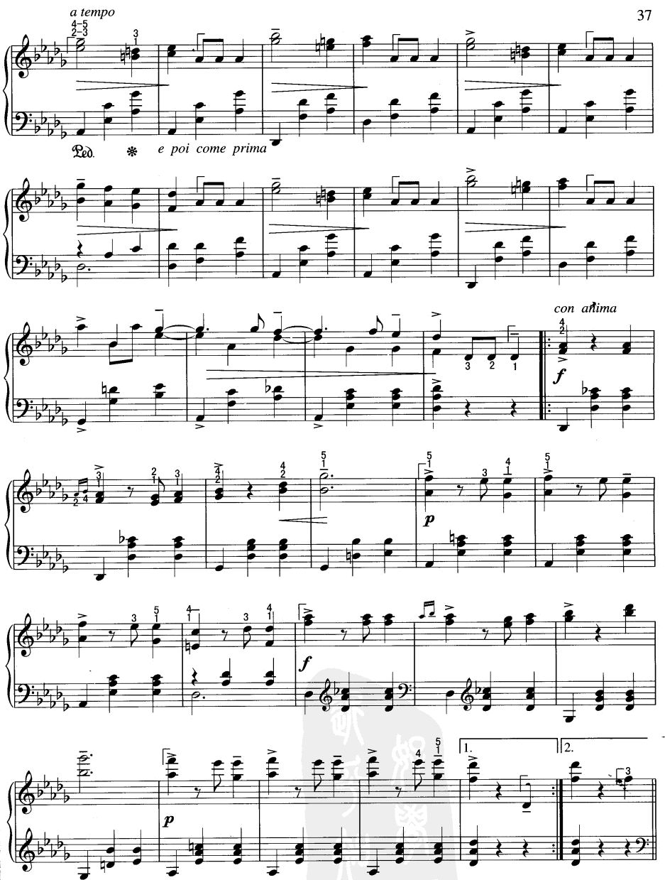 辉煌的大圆舞曲钢琴曲谱（图4）