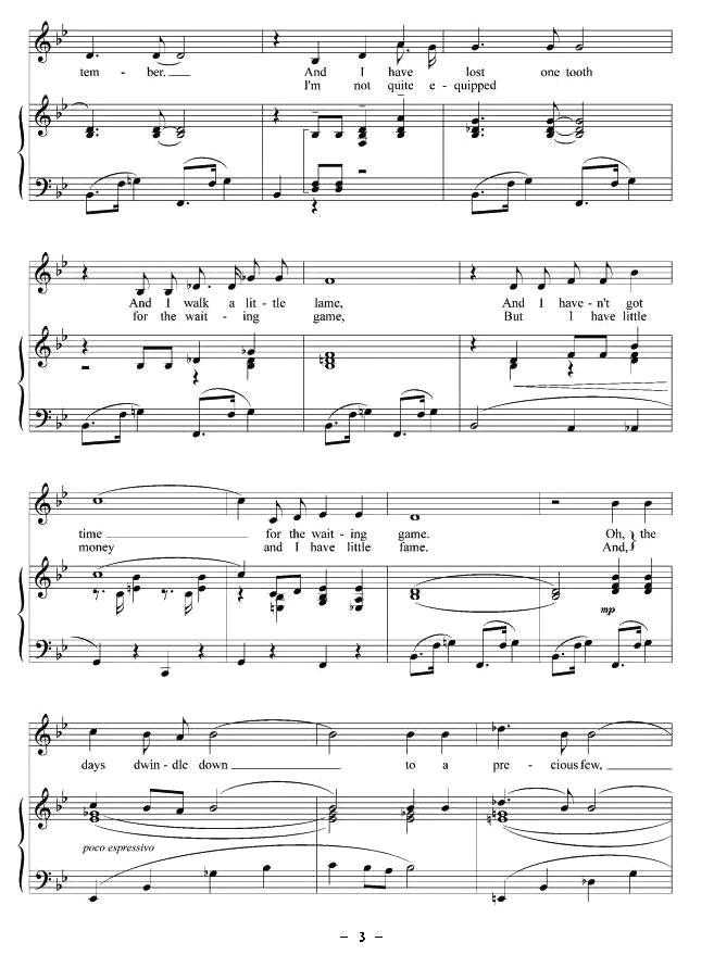 九月之歌（正谱 [美]）钢琴曲谱（图3）