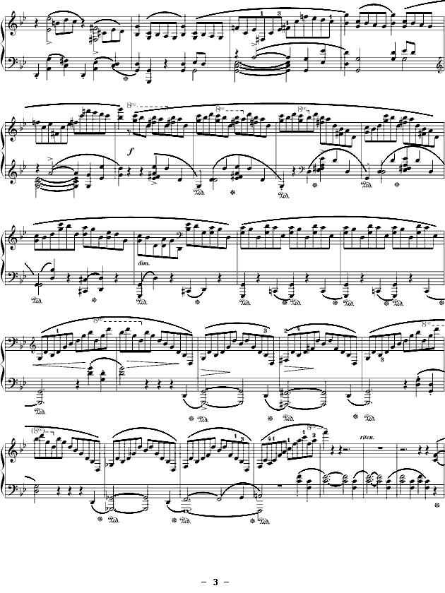 G minor Ballade（G小调叙事曲 [版本二]）钢琴曲谱（图3）