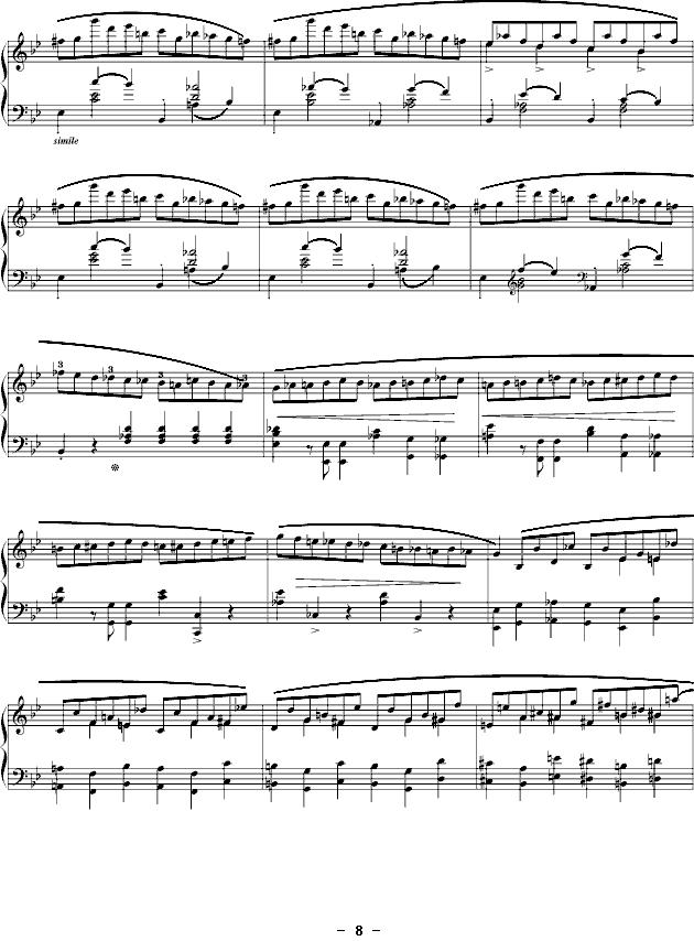 G minor Ballade（G小调叙事曲 [版本二]）钢琴曲谱（图8）