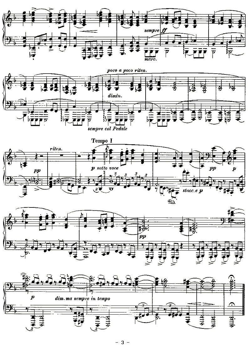Ballades（勃拉姆斯4首叙事曲）钢琴曲谱（图3）