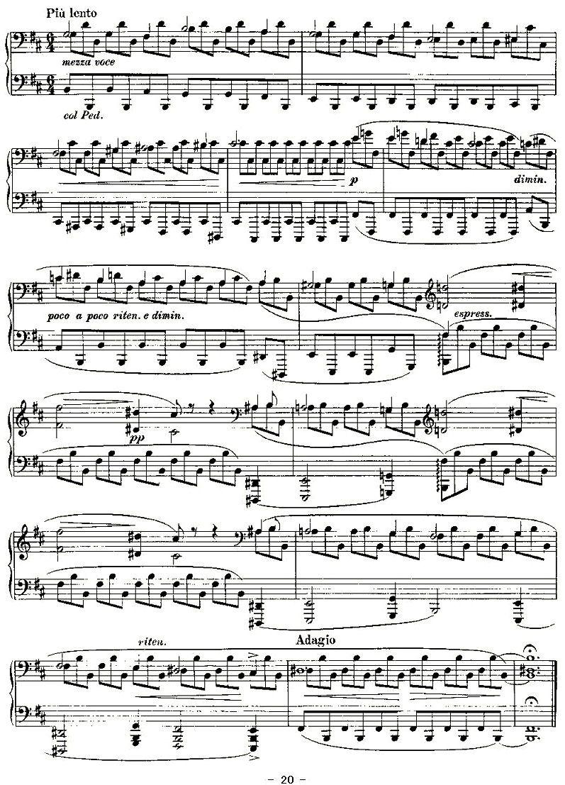 Ballades（勃拉姆斯4首叙事曲）钢琴曲谱（图20）