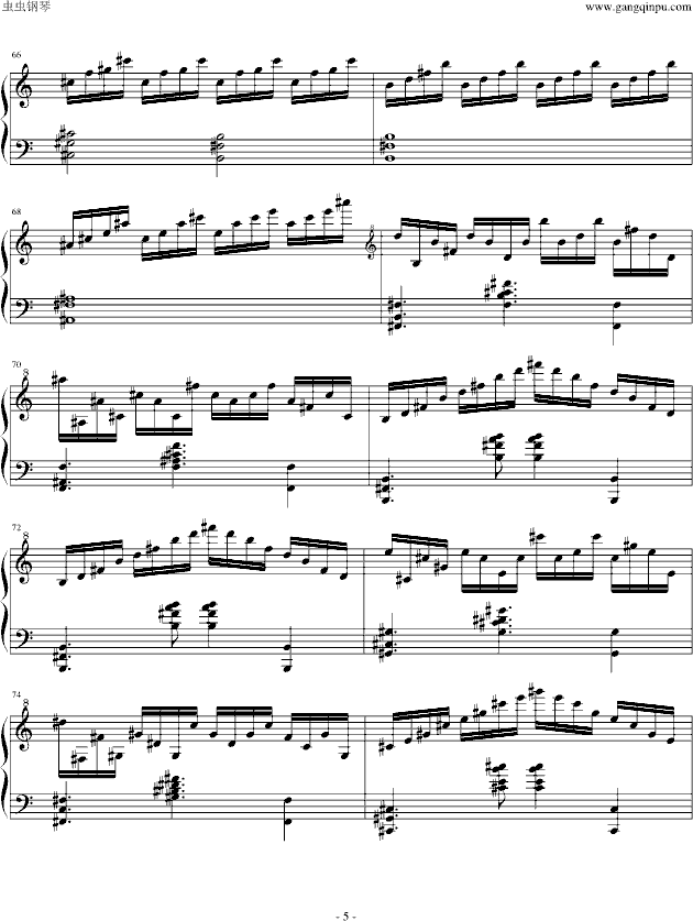贝多芬-V3悲怆钢琴曲钢琴曲谱（图4）