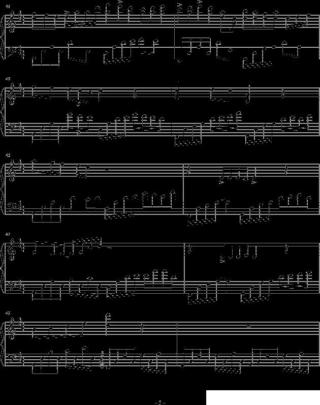恋的感觉钢琴曲谱（图5）