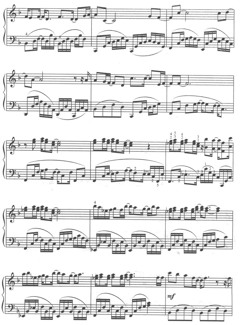 无果花钢琴曲谱（图3）