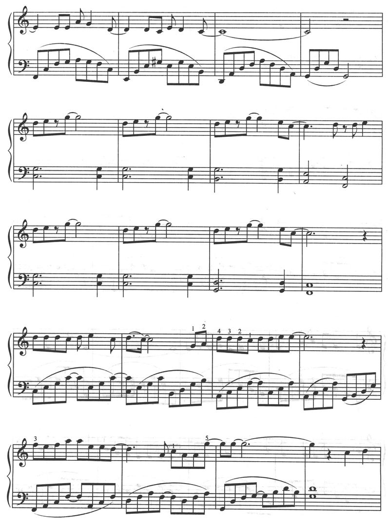 香飘飘钢琴曲谱（图3）