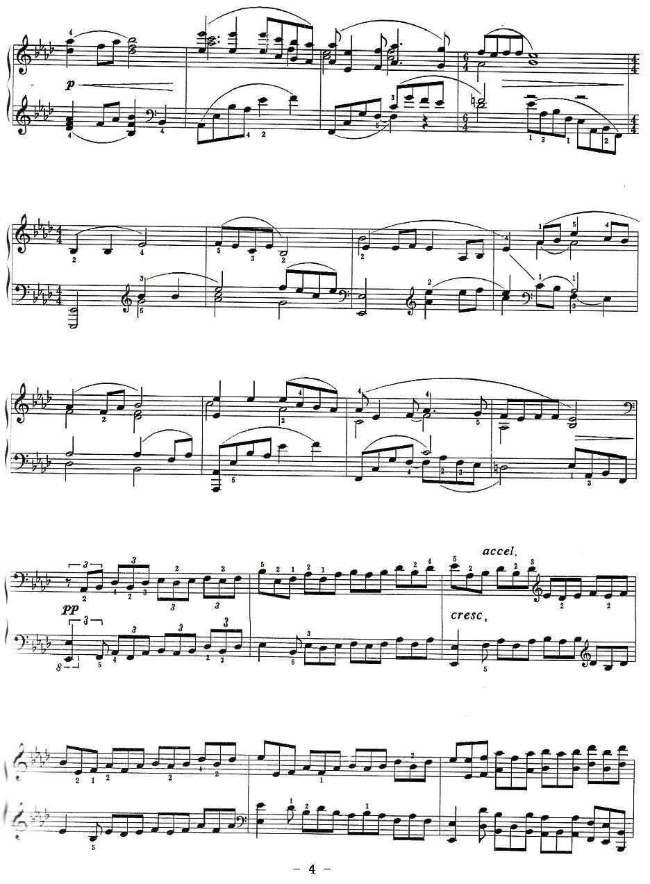 翻身道情钢琴曲谱（图4）