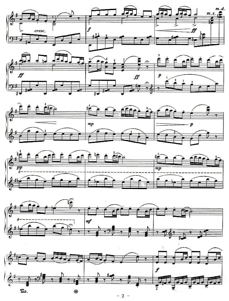 第一新疆舞曲钢琴曲谱（图2）