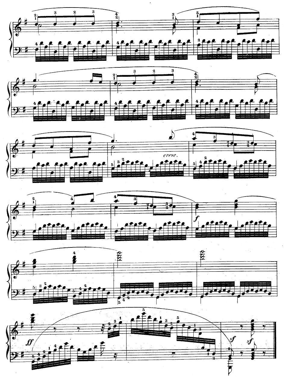 《车尔尼钢琴手指灵巧初步练习曲》OP.636-2钢琴曲谱（图2）
