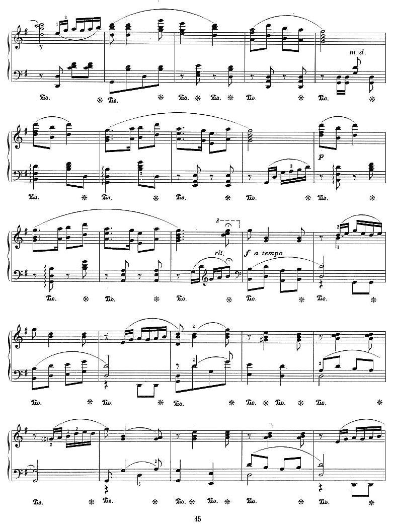 花鼓钢琴曲谱（图2）