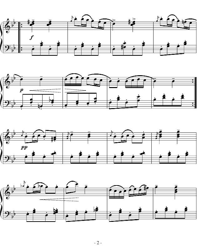音乐瞬间钢琴曲谱（图2）