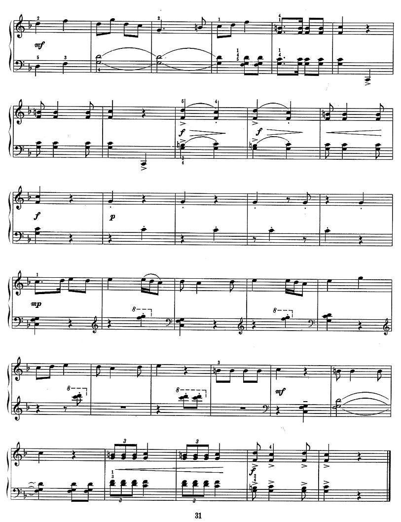 戏曲组曲钢琴曲谱（图4）