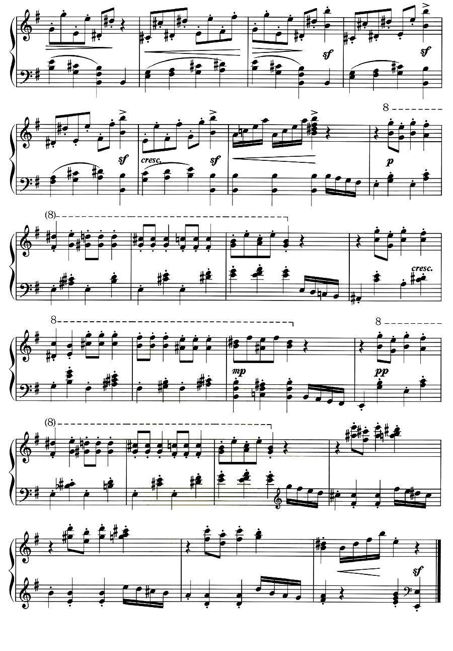 糖果仙子之舞钢琴曲谱（图4）