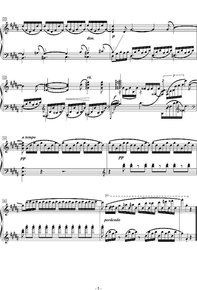 升g小调前奏曲钢琴曲谱（图5）